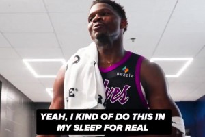 华子：睡醒我就知道我要40分！看坎宁安40分，我就说我也得拿